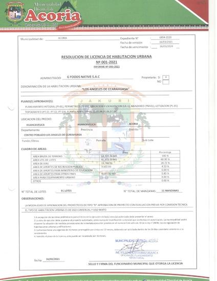 Parque Industrial Ccarahuasa