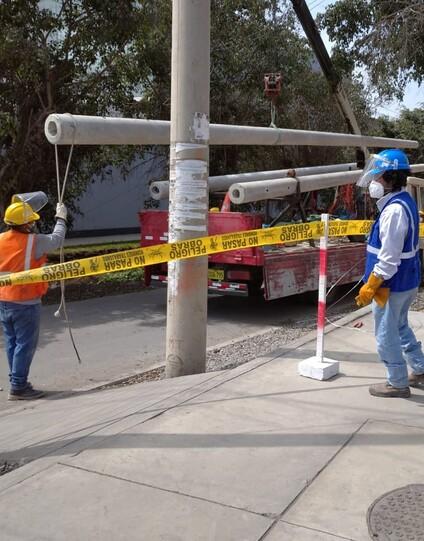 Red de alumbrado de baja tensión