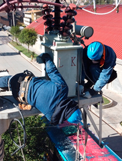 Sub estación electrica lirkay